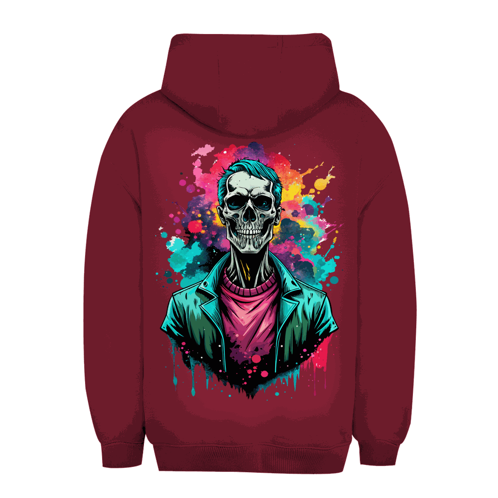 Unisex Oversize Hoodie - Skull Print Art | Division420®