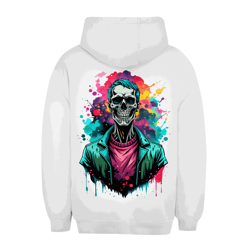 Unisex Oversize Hoodie - Skull Print Art | Division420®