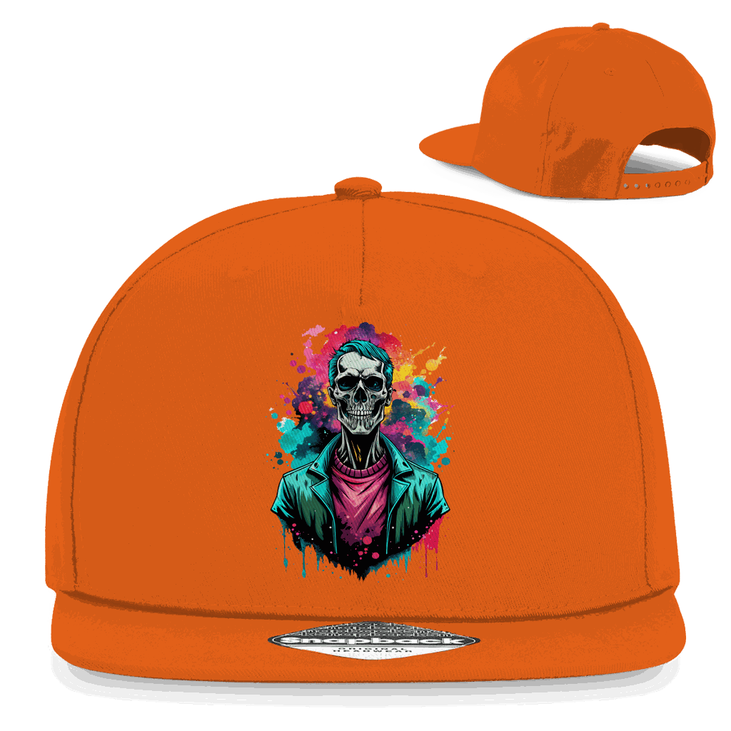 Snapback Rapper Cap - Skull Print Art | Division420®