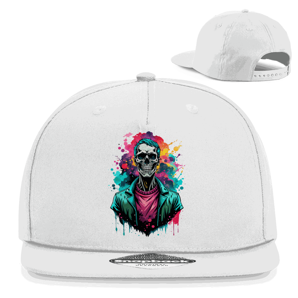 Snapback Rapper Cap - Skull Print Art | Division420®