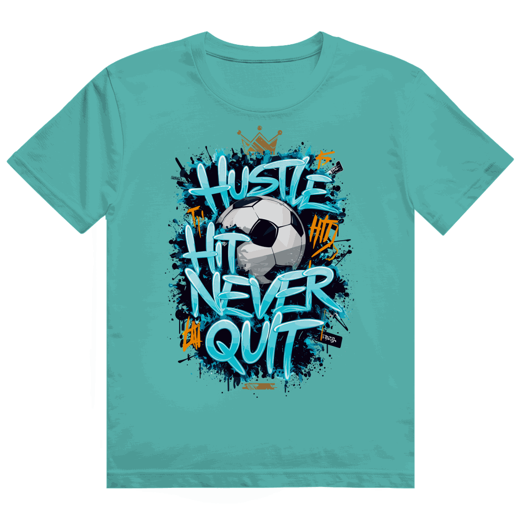 Heavy Cotton T-Shirt - Soccer Hustle | Division420®