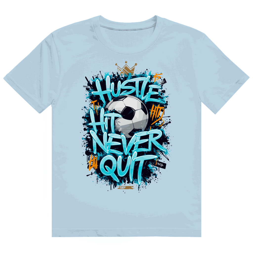 Heavy Cotton T-Shirt - Soccer Hustle | Division420®