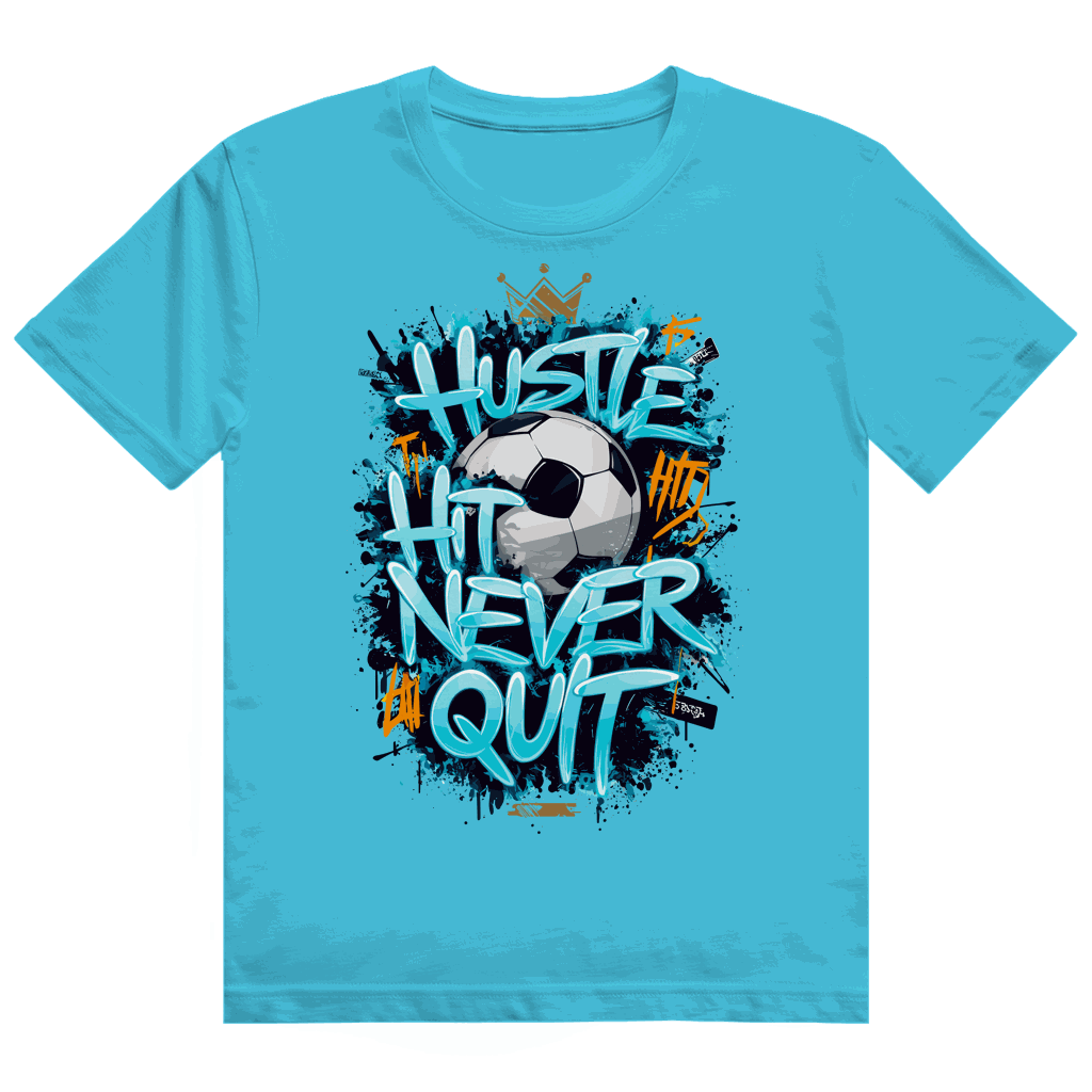 Heavy Cotton T-Shirt - Soccer Hustle | Division420®