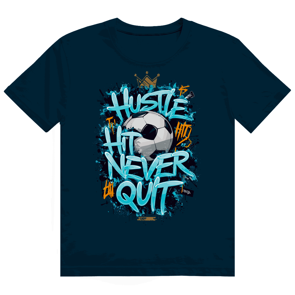 Heavy Cotton T-Shirt - Soccer Hustle | Division420®
