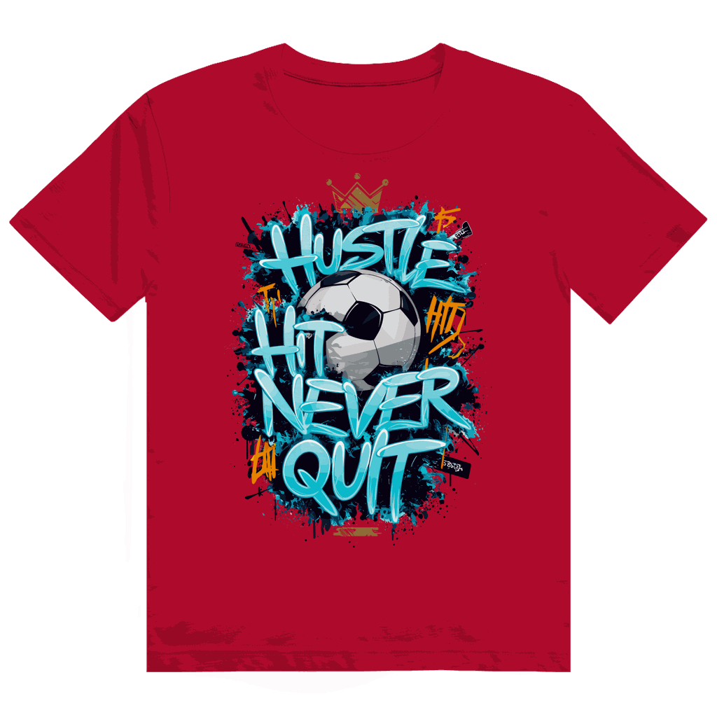 Heavy Cotton T-Shirt - Soccer Hustle | Division420®