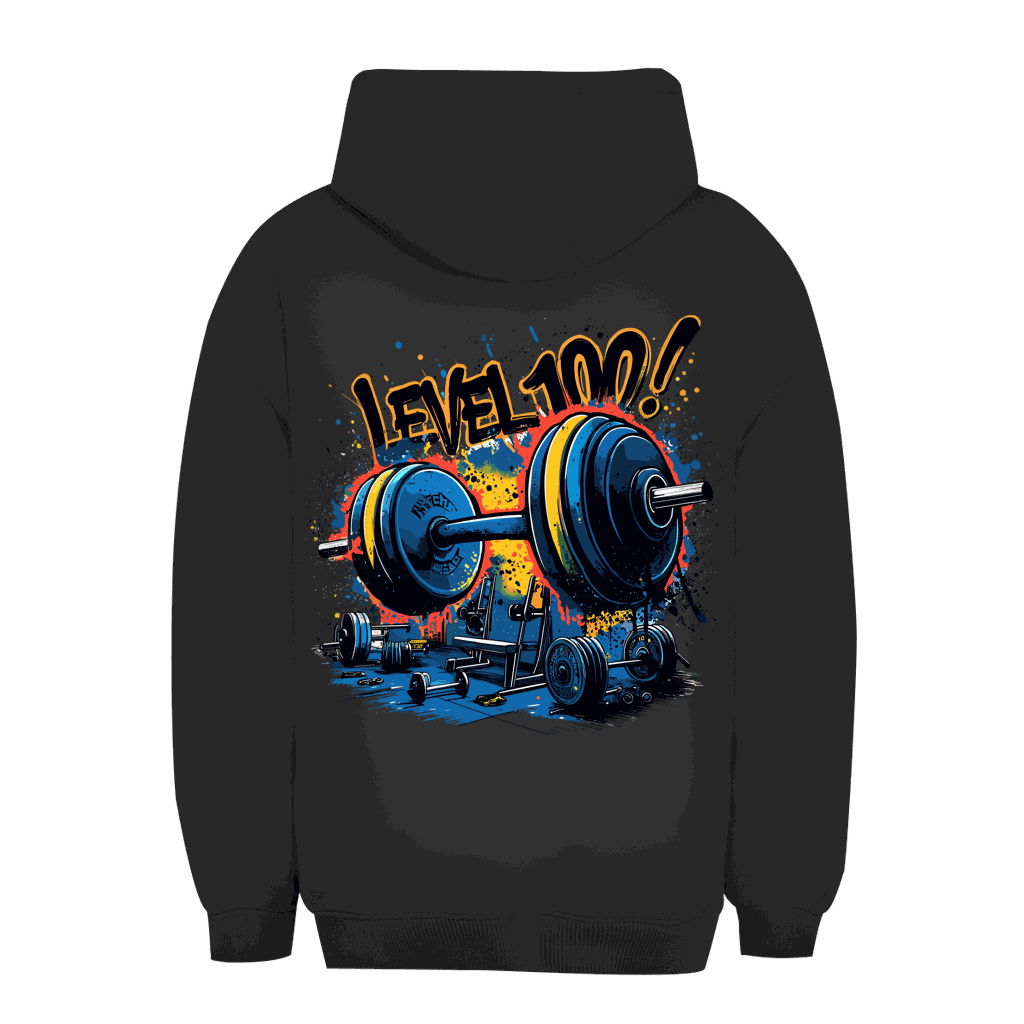 Unisex Oversize Hoodie - GYM Level 100! | Division420®