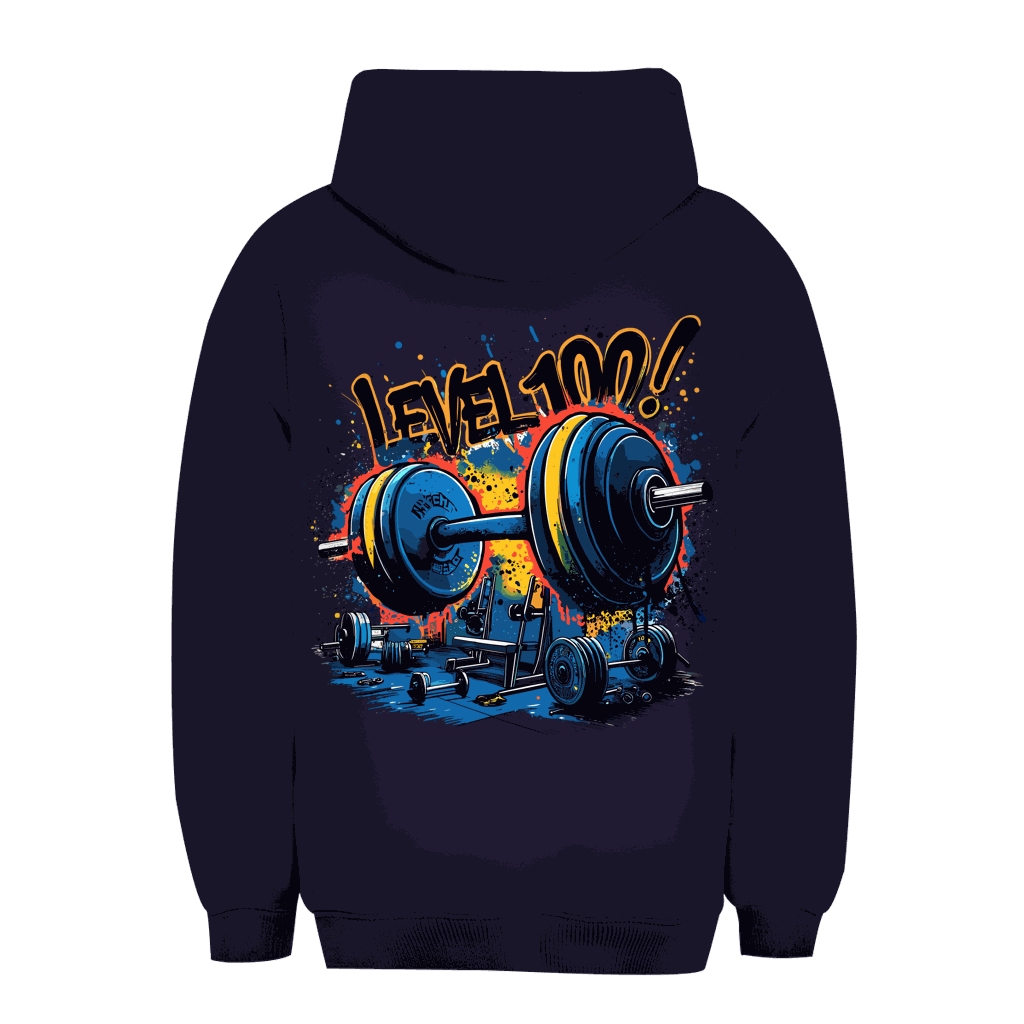 Unisex Oversize Hoodie - GYM Level 100! | Division420®
