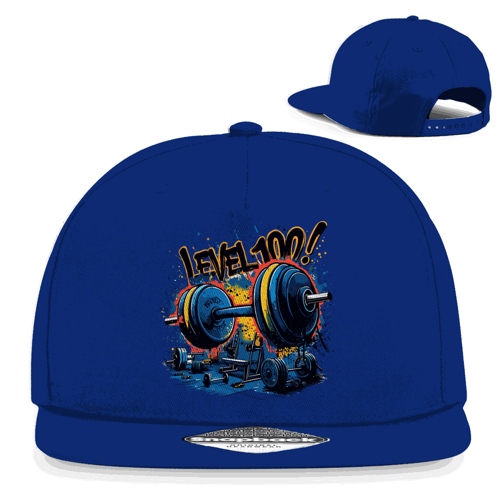 Snapback Rapper Cap - GYM Level 100! | Division420®