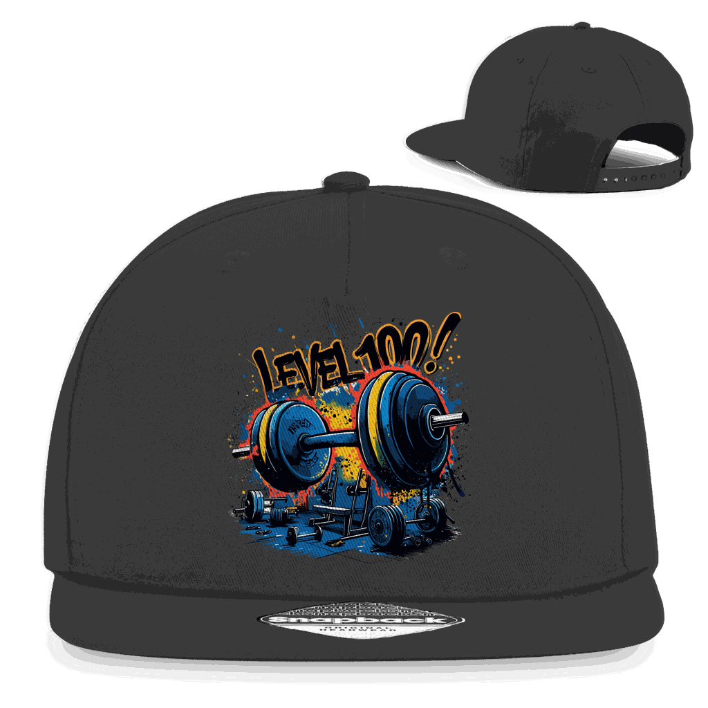 Snapback Rapper Cap - GYM Level 100! | Division420®