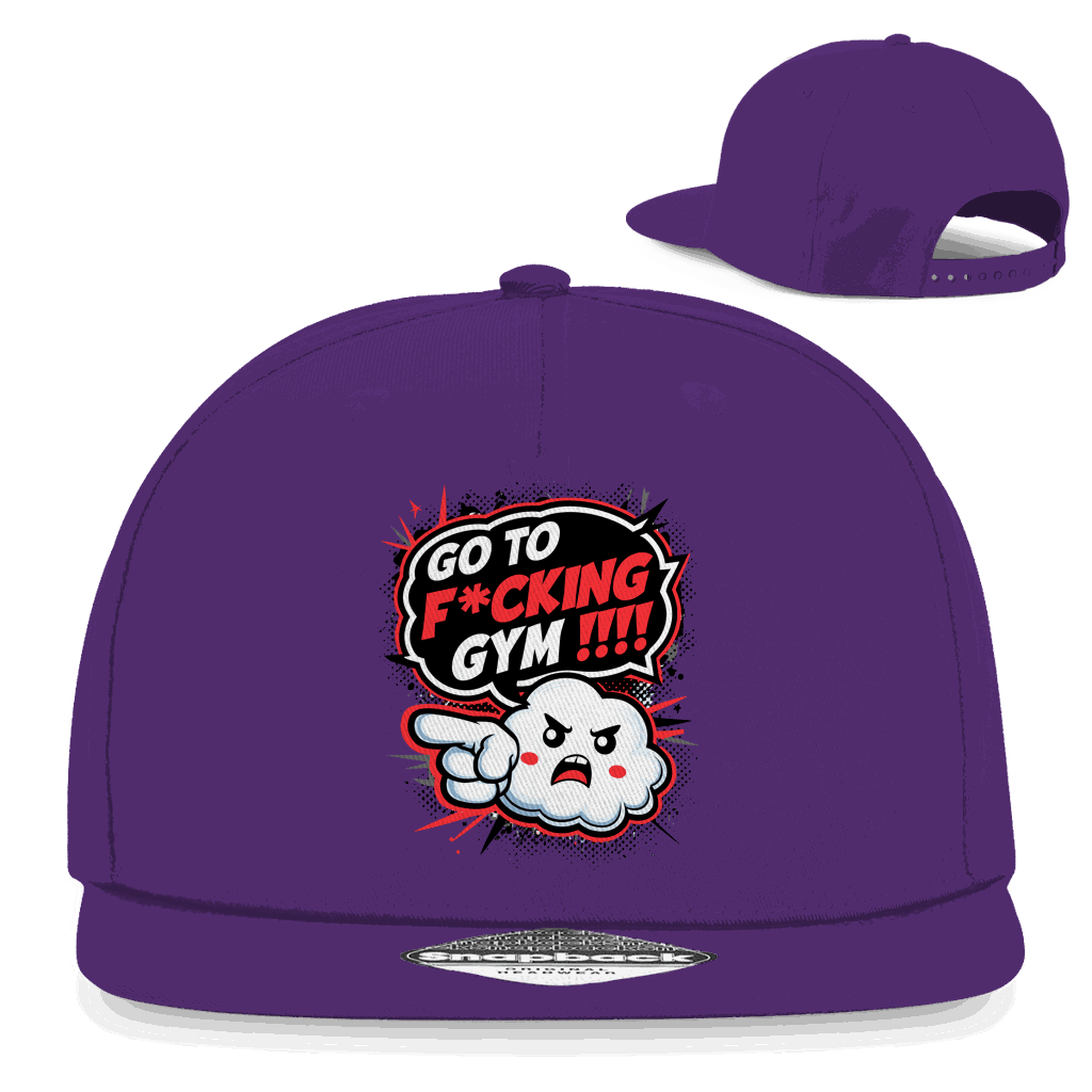 Snapback Rapper Cap - Go to fucking GYM!!! | Division420®