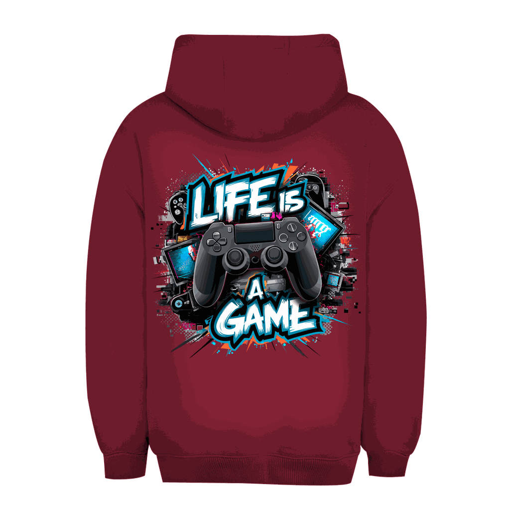 Unisex Oversize Hoodie - Life is a Game | Division420®