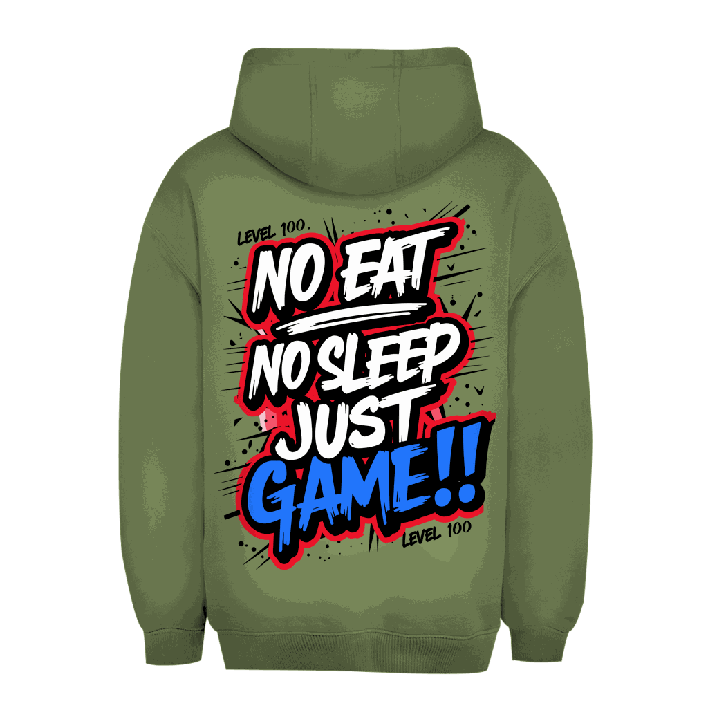 Unisex Oversize Hoodie - No eat, no sleep | Division420®