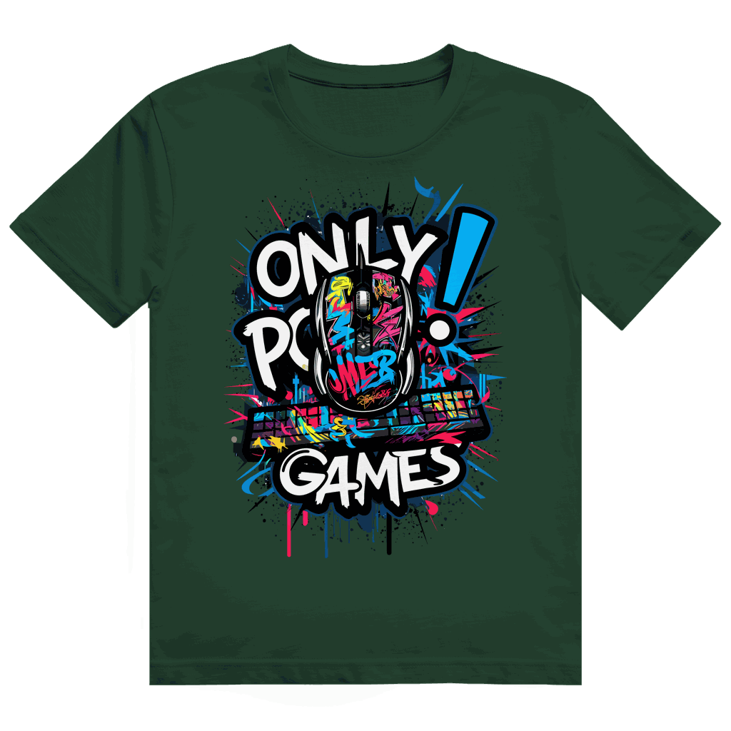 Heavy Cotton T-Shirt - Only PC Games | Division420®