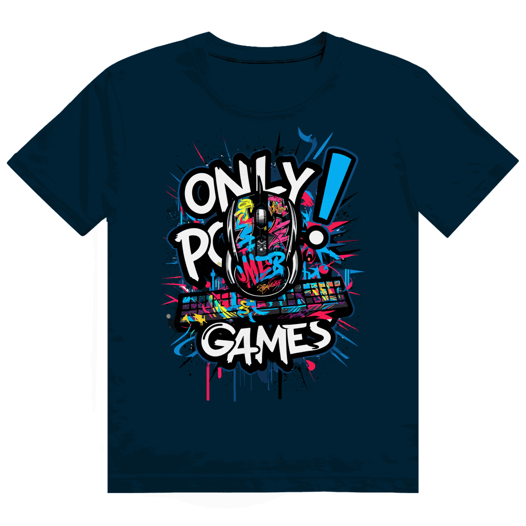 Heavy Cotton T-Shirt - Only PC Games | Division420®