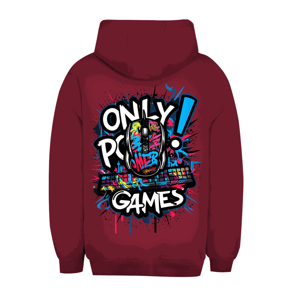 Unisex Oversize Hoodie - Only PC Games | Division420®
