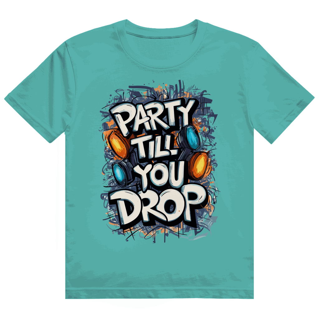 Heavy Cotton T-Shirt - Party till you drop | Division420®