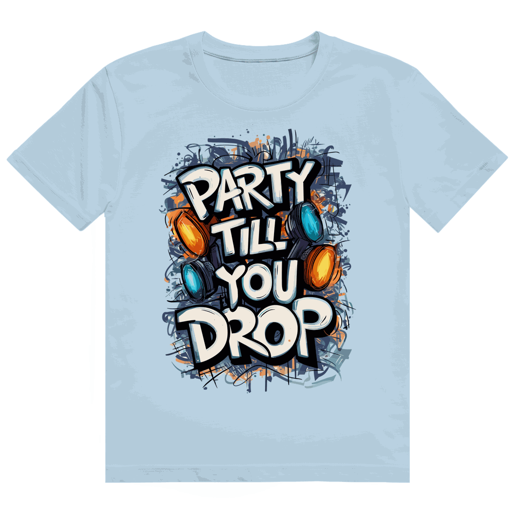 Heavy Cotton T-Shirt - Party till you drop | Division420®