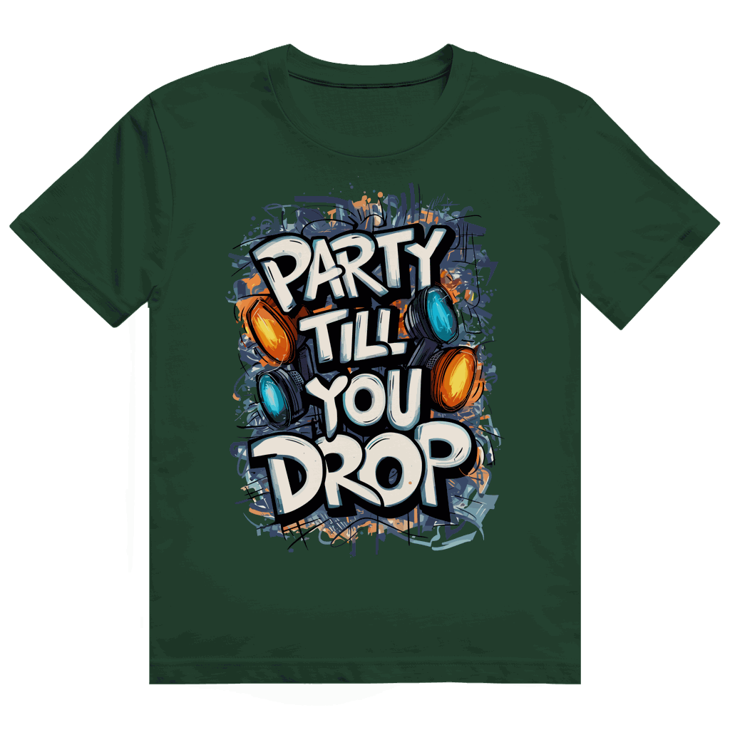 Heavy Cotton T-Shirt - Party till you drop | Division420®