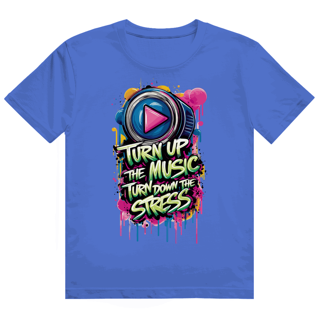 Heavy Cotton T-Shirt - Turn up the Music | Division420®