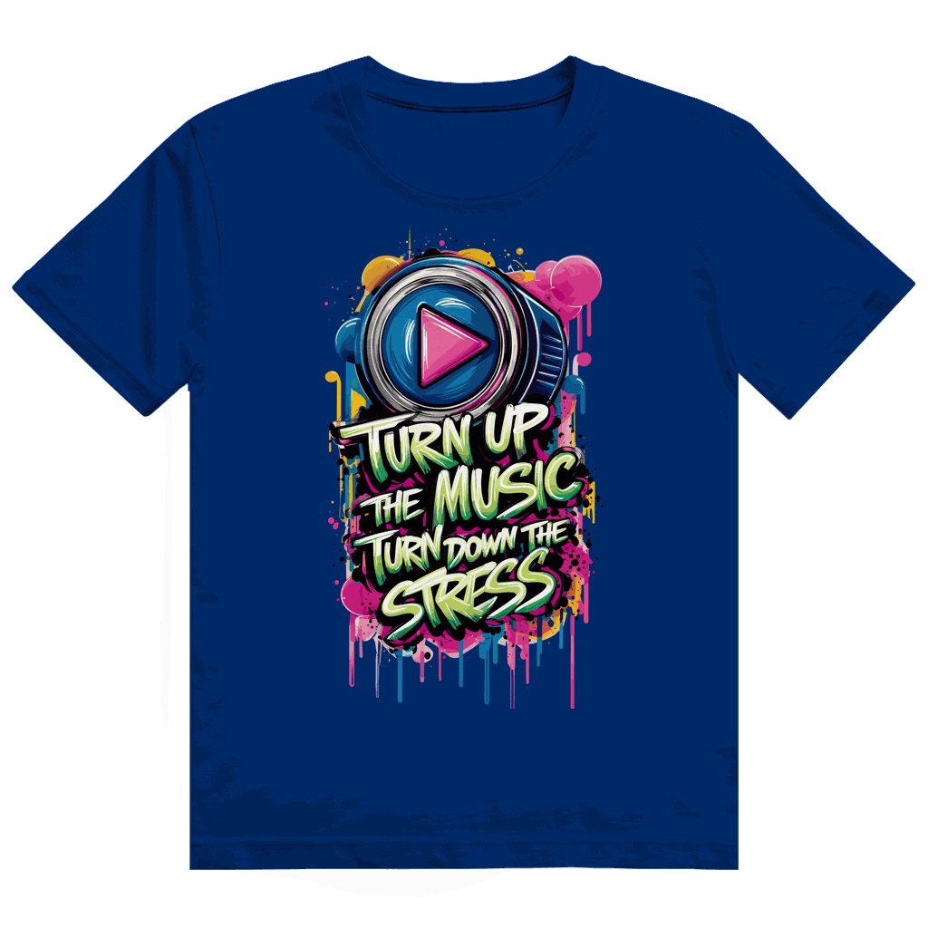 Heavy Cotton T-Shirt - Turn up the Music | Division420®