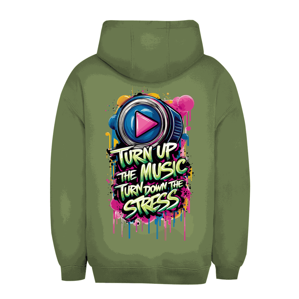 Unisex Oversize Hoodie von Division420 in urbanem Stil mit Kapuze und Kängurutasche