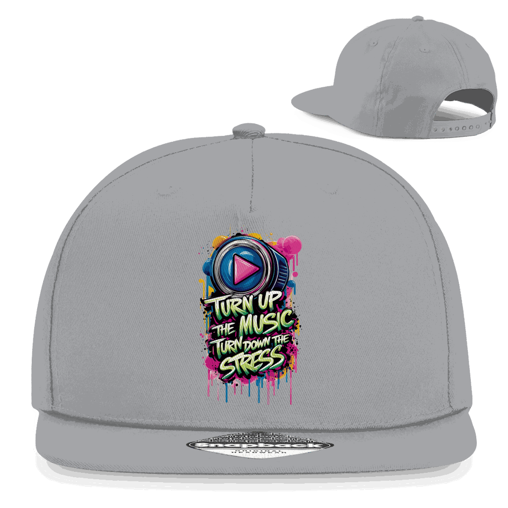Snapback Rapper Cap - Turn up the Music | Division420®
