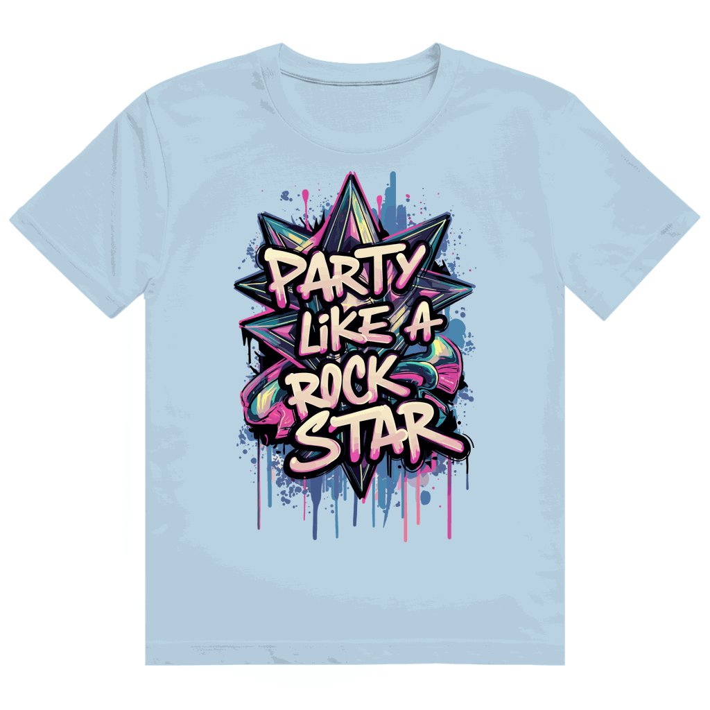 Heavy Cotton T-Shirt - Party like a Rockstar | Division420®