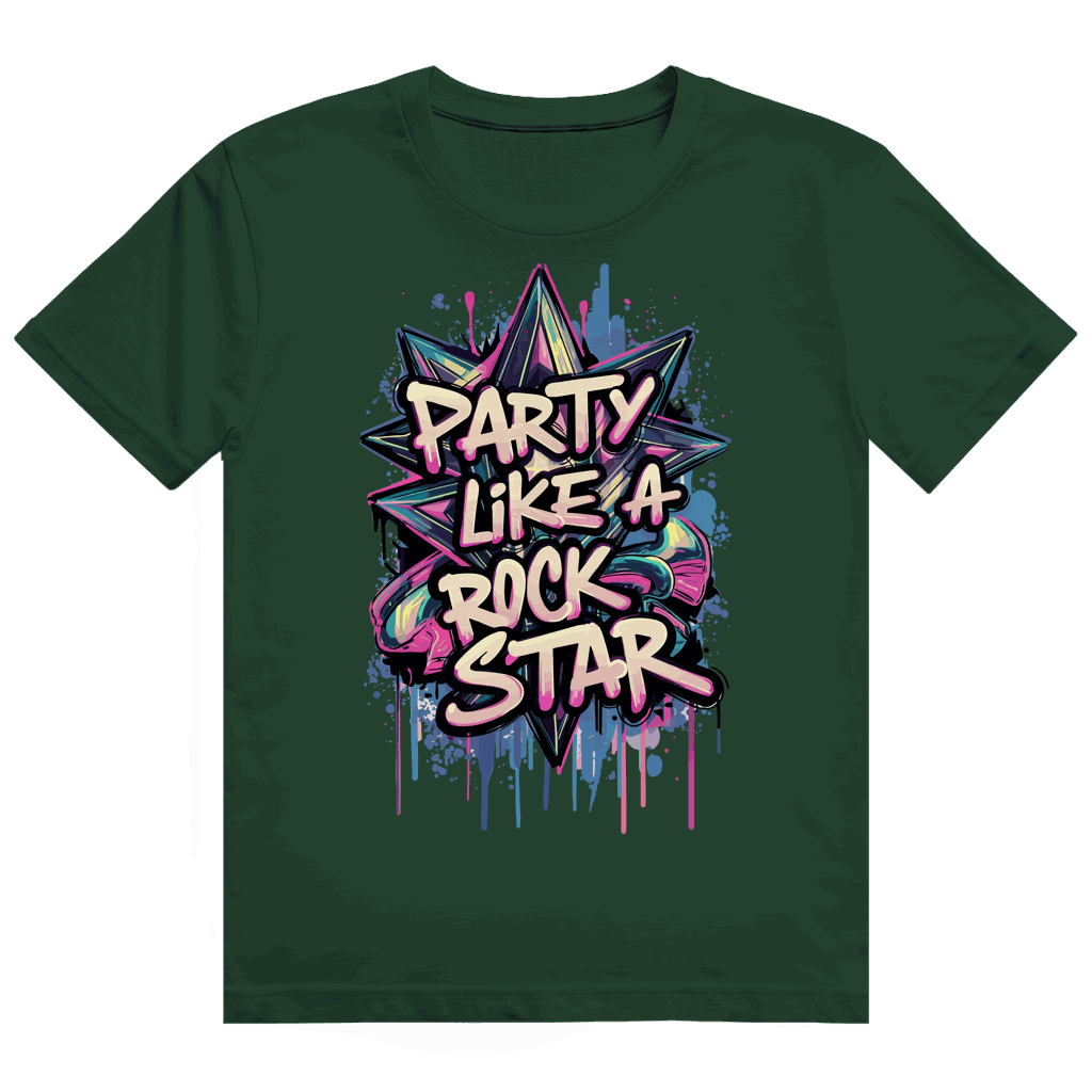Heavy Cotton T-Shirt - Party like a Rockstar | Division420®