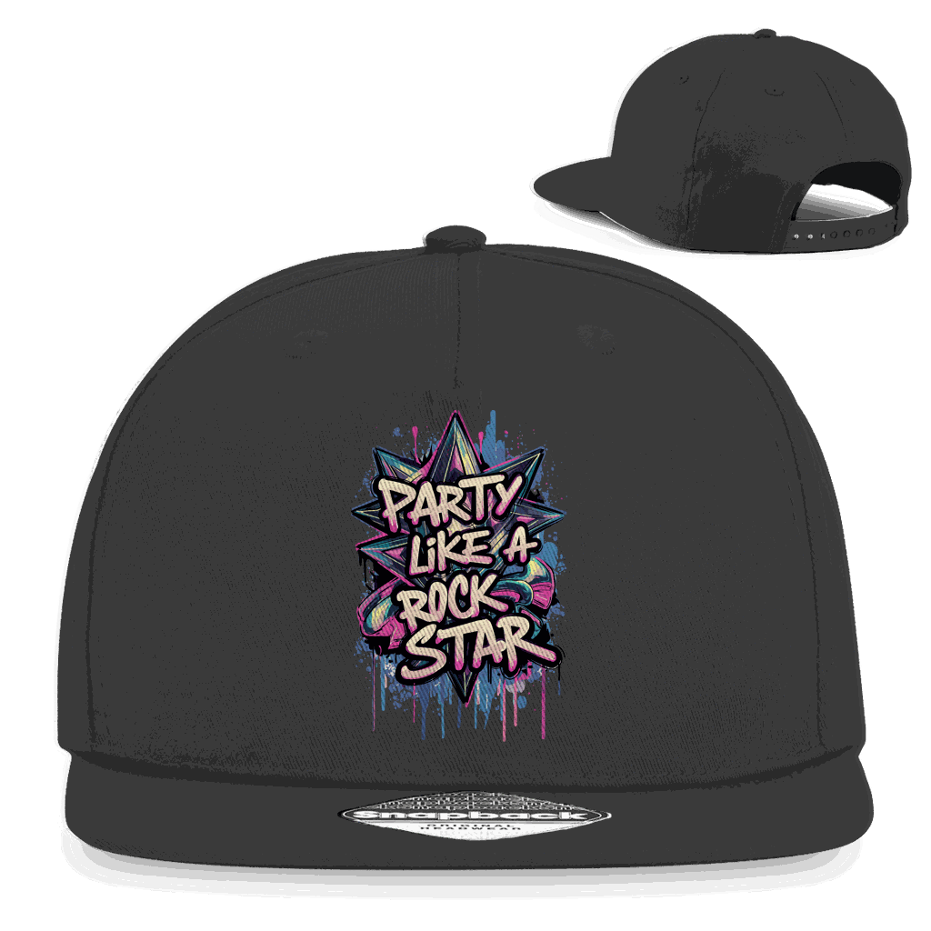 Snapback Rapper Cap - Party like a Rockstar | Division420®