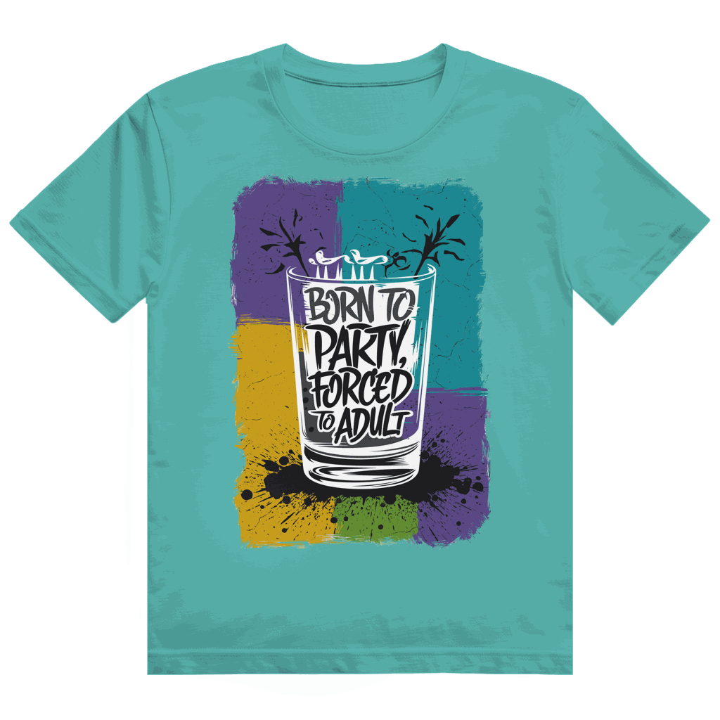 Heavy Cotton T-Shirt Born to Party | Division420®