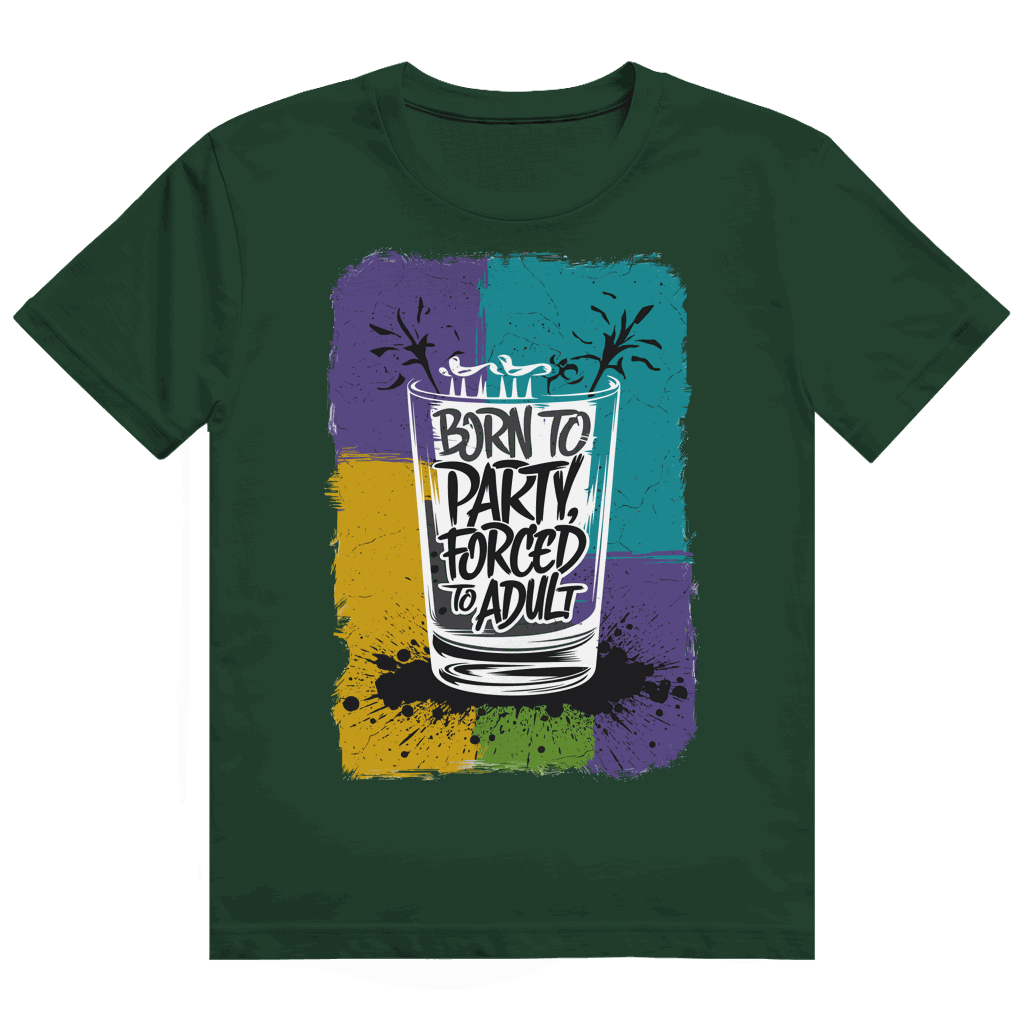 Heavy Cotton T-Shirt Born to Party | Division420®