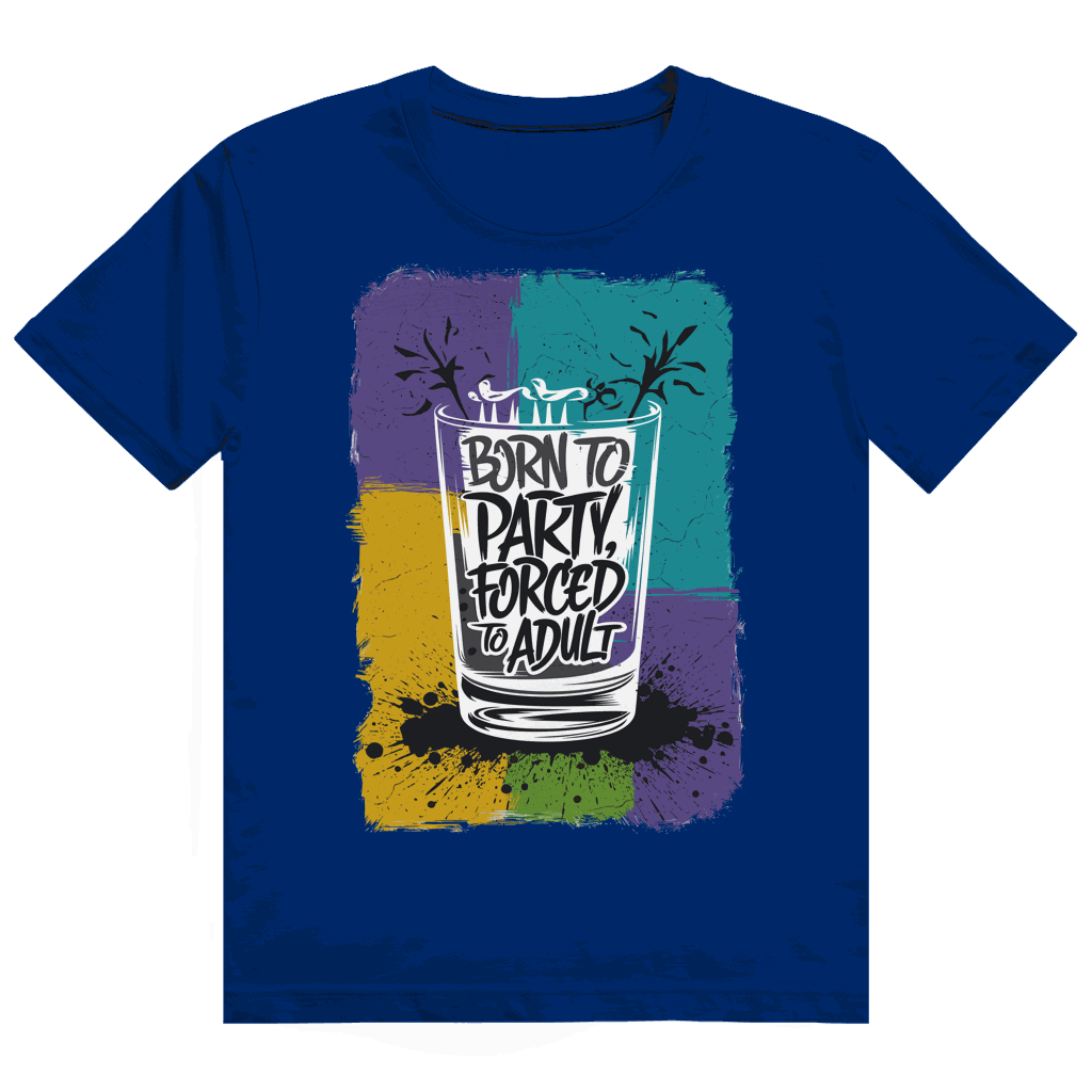 Heavy Cotton T-Shirt Born to Party | Division420®