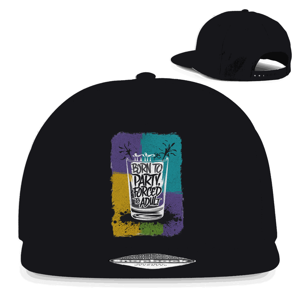 Snapback Rapper Cap - Born to Party | Division420®