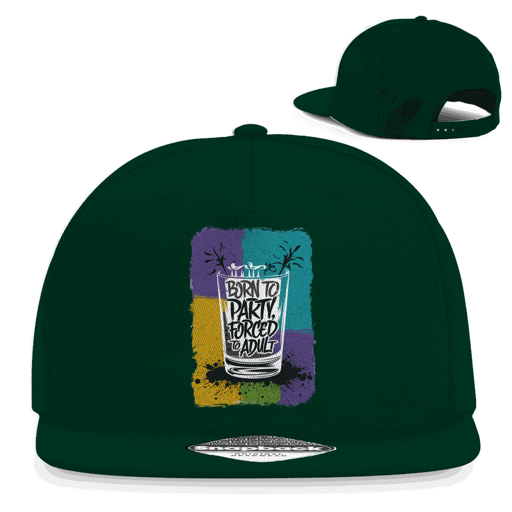 Snapback Rapper Cap - Born to Party | Division420®
