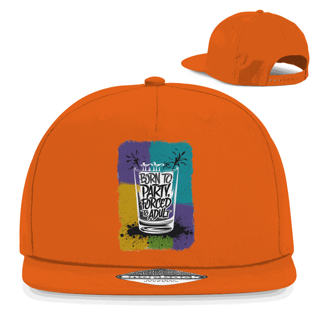 Snapback Rapper Cap - Born to Party | Division420®
