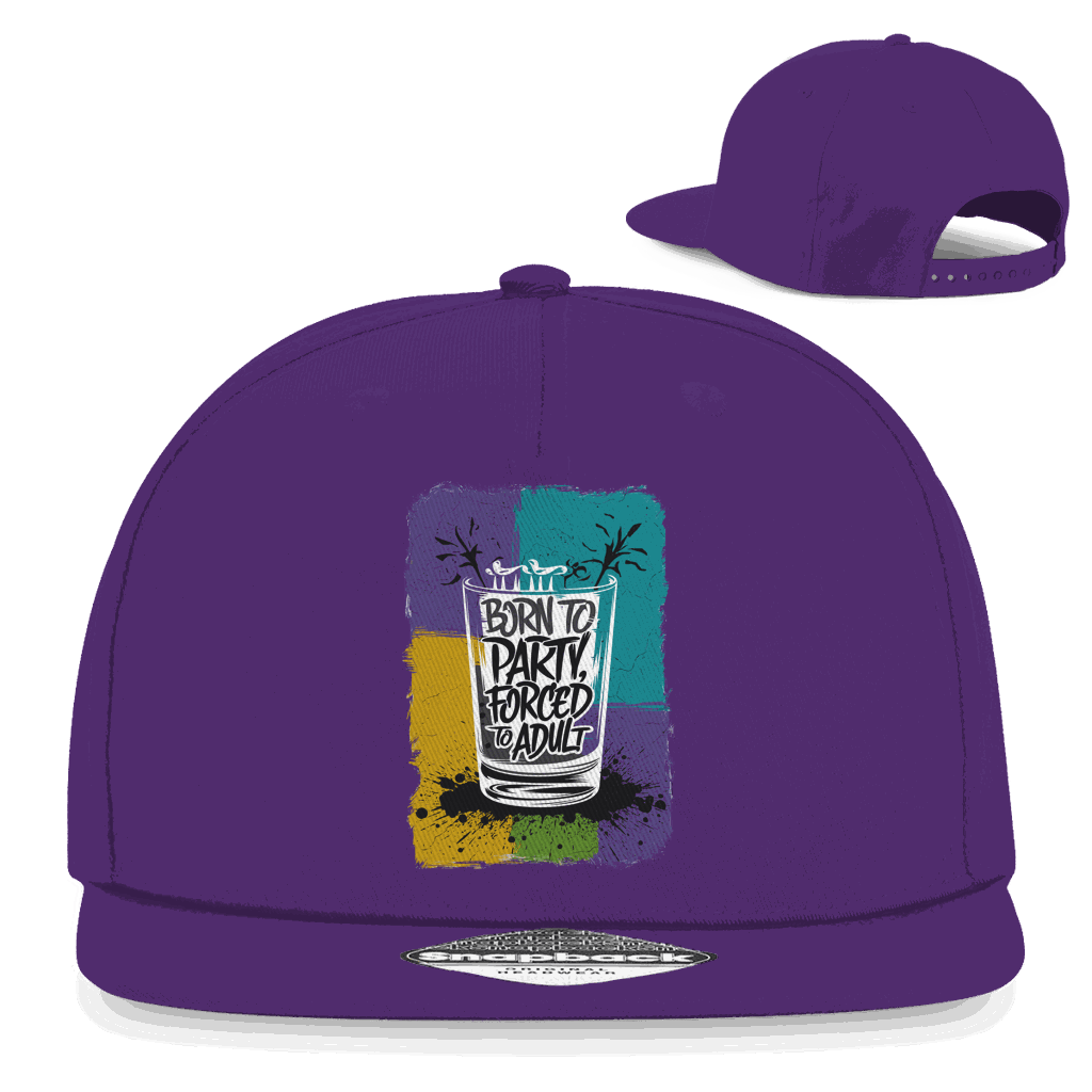 Snapback Rapper Cap - Born to Party | Division420®