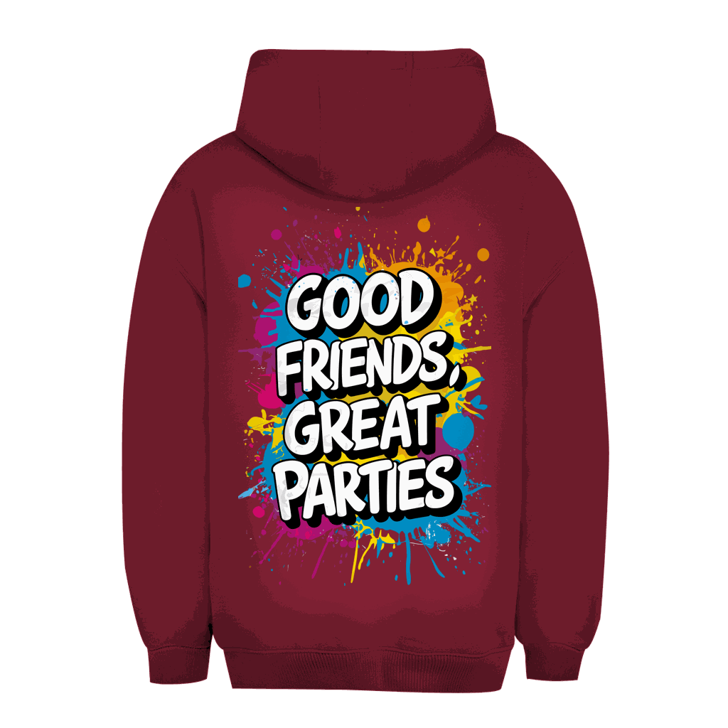 Unisex Oversize Hoodie - Good Friends, great Parties! | Division420®