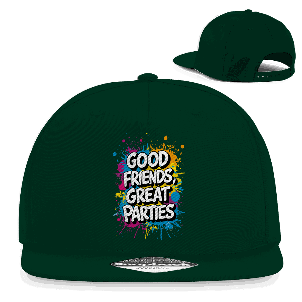 Snapback Rapper Cap - Good Friends, great Parties! | Division420®