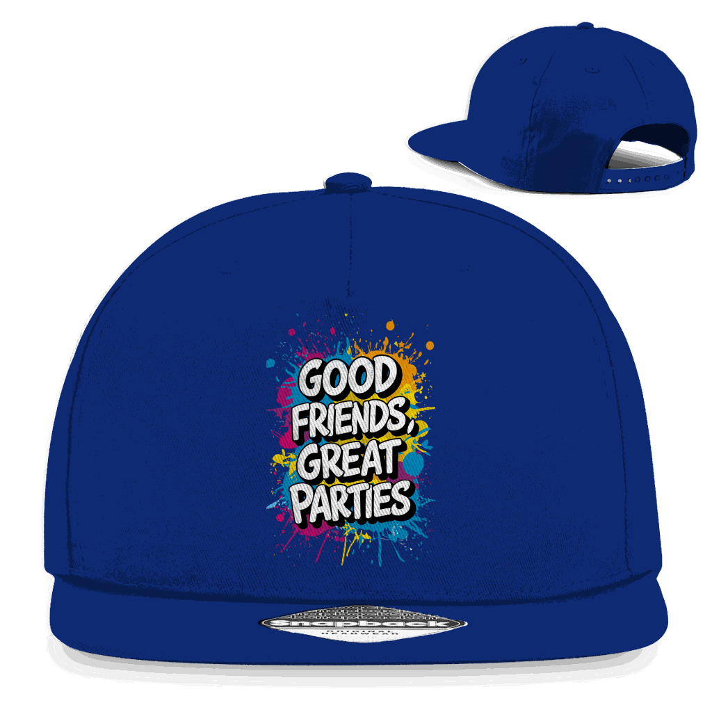 Snapback Rapper Cap - Good Friends, great Parties! | Division420®