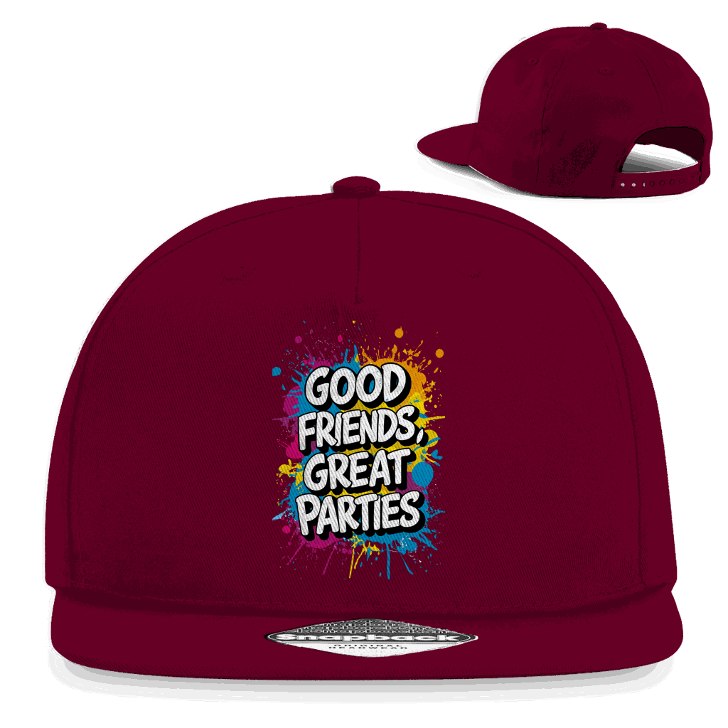 Snapback Rapper Cap - Good Friends, great Parties! | Division420®