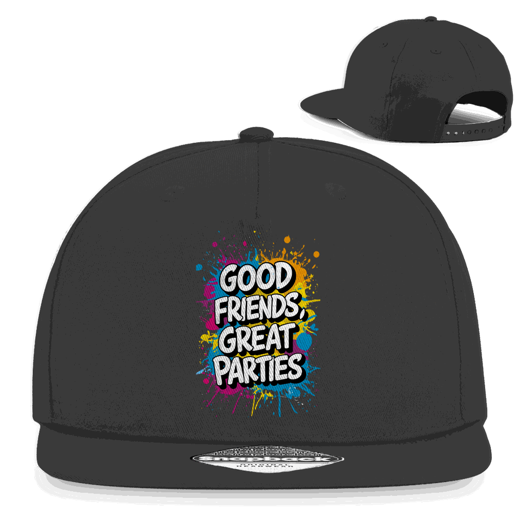 Snapback Rapper Cap - Good Friends, great Parties! | Division420®