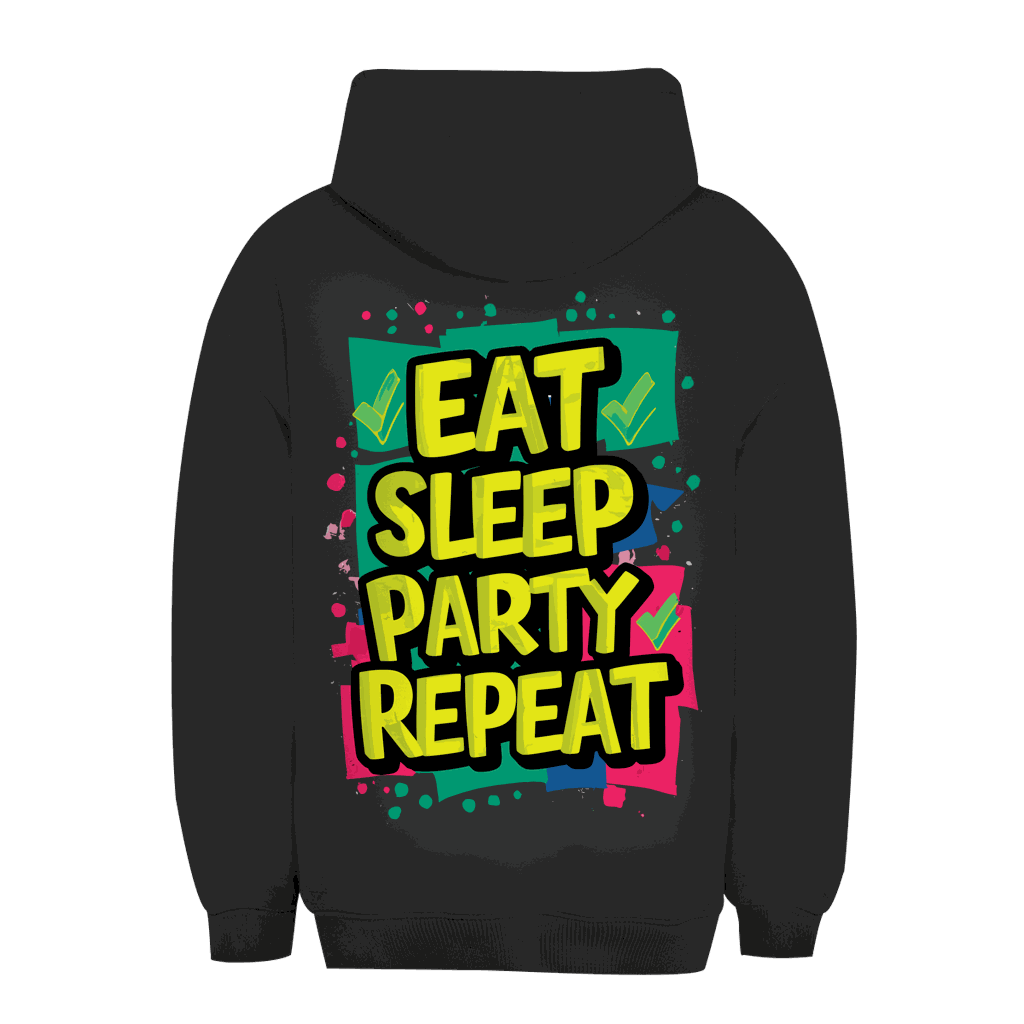 Unisex Oversize Hoodie - Eat Sleep Party Repead | Division420®