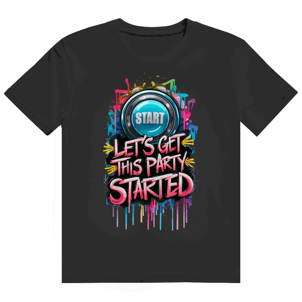 Heavy Cotton T-Shirt - Let's get this Party started | Division420®
