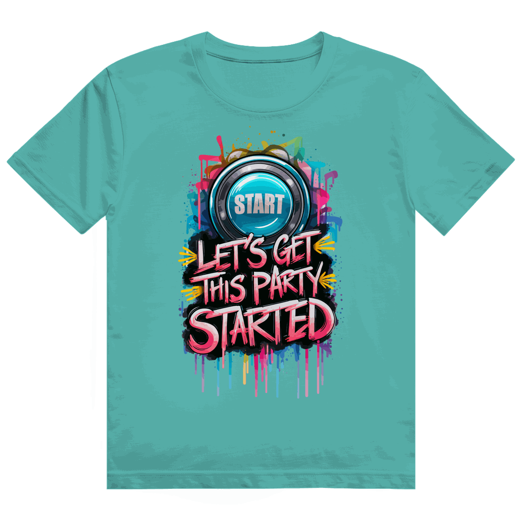 Heavy Cotton T-Shirt - Let's get this Party started | Division420®