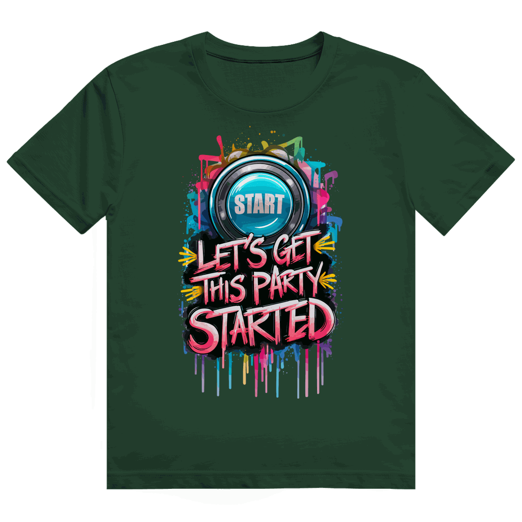 Heavy Cotton T-Shirt - Let's get this Party started | Division420®