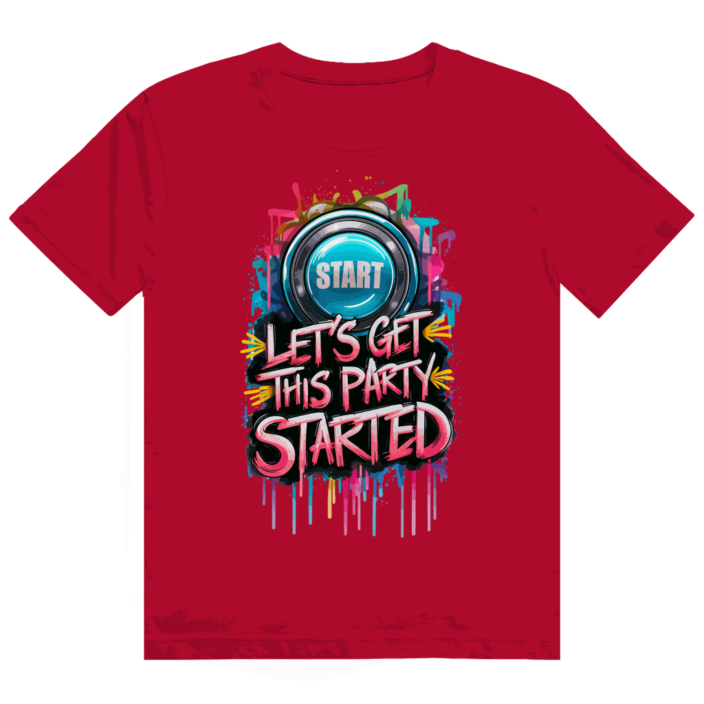 Heavy Cotton T-Shirt - Let's get this Party started | Division420®