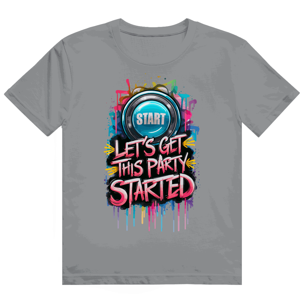 Heavy Cotton T-Shirt - Let's get this Party started | Division420®