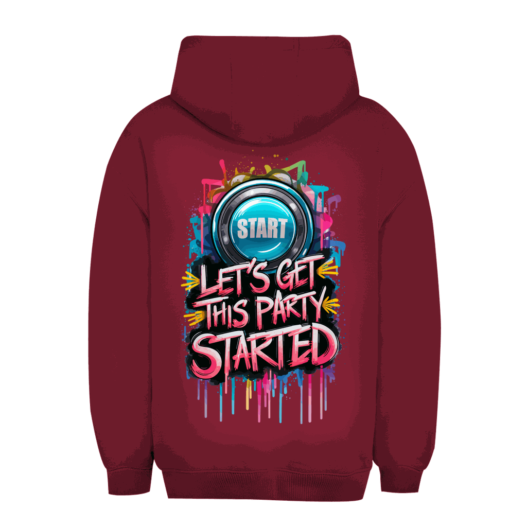 Unisex Oversize Hoodie - Let's get this Party started | Division420®