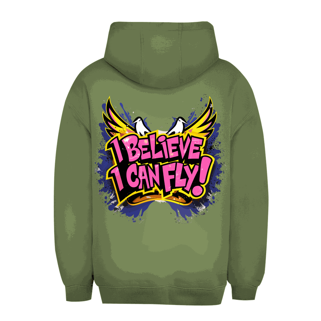 Unisex Oversize Hoodie - I believe i can fly | Division420®