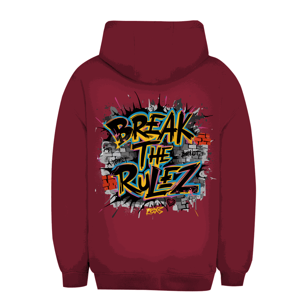 Unisex Oversize Hoodie - Break the Rulez | Division420®
